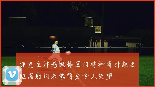 捷克主帅感慨韩国门将神奇扑救近距离射门未能得分令人失望